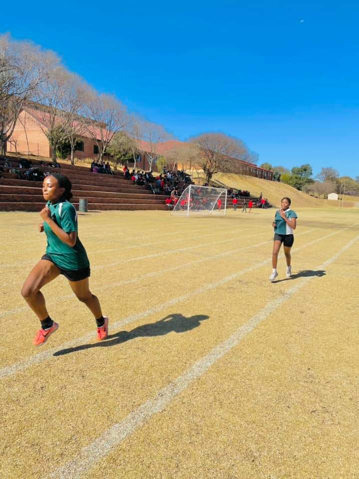LeMiSho2025's tweet photo. Good news. Our school is the top performing school in this track league. We have been promoted to compete in the higher league next year. Next week we are competing in the provincial league.

#TrapnLos
#FetchYourBody2024
#RunningWithTumiSole
#runningteacher https://t.co/hdi0LhzPXz