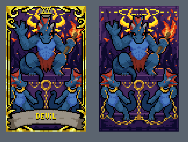 Dsurion's tweet photo. And another one done, closer to getting all major arcana cards done https://t.co/sHwq6nxqSm