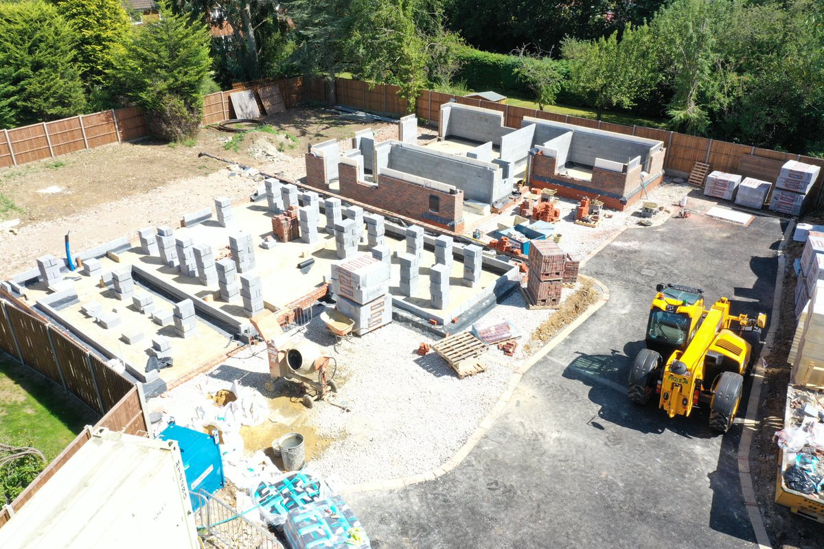 Drone day continues, our development at Osprey Close with details on the website #harpenden #hertfordshire #newhomes