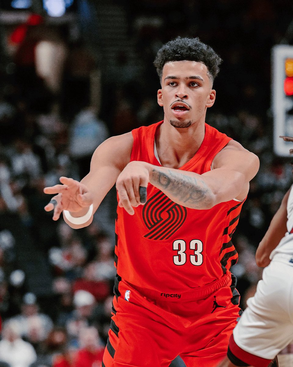 trailblazers's tweet photo. Throwin’ dimes 😮‍💨

#NBAAssistWeek https://t.co/xr4A7OLBJ0