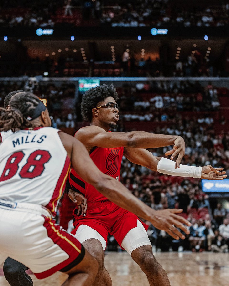 trailblazers's tweet photo. Throwin’ dimes 😮‍💨

#NBAAssistWeek https://t.co/xr4A7OLBJ0