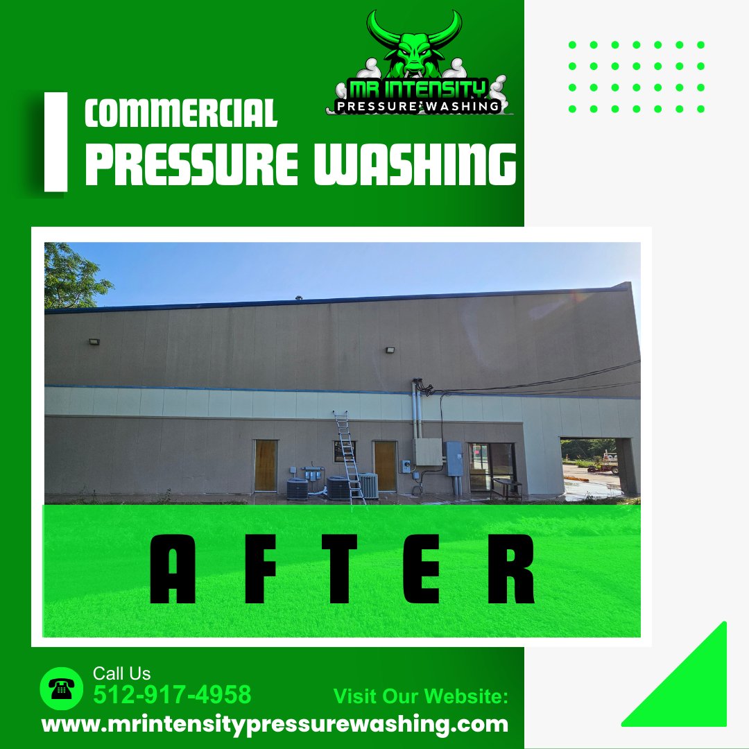 MrIntensityTX's tweet photo. Mr. Intensity Pressure Washing transforms grimy storefronts into sparkling beacons of business.

Call 512-917-4958 now or visit our web: https://t.co/LiCx6Wn2n0 to schedule your service.

#BeforeAndAfter #CommercialPressureWashing #MrIntensityPressureWashing https://t.co/ZLBGrD2GCM
