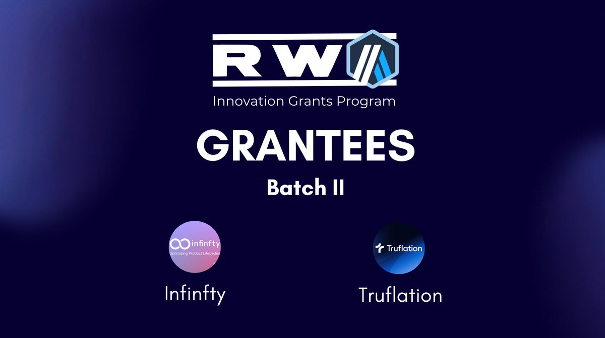 Arbitrum RWA Innovation Grants Program (RWAIG) tweet media