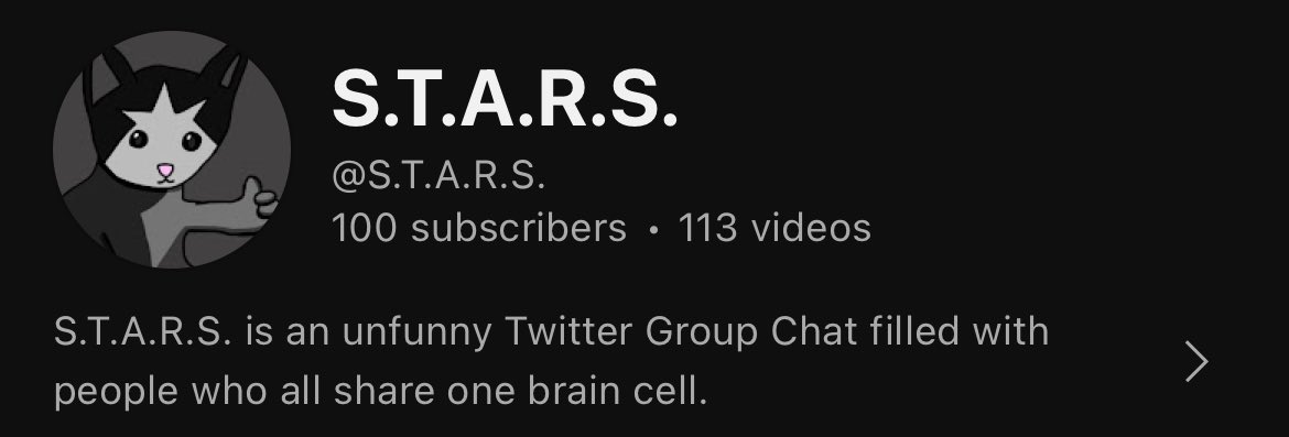 STARS_69420's tweet photo. Reached 100 subs on the STARS YouTube channel let’s get it 🙏🙏🙏 https://t.co/Ah1TPX5w4e
