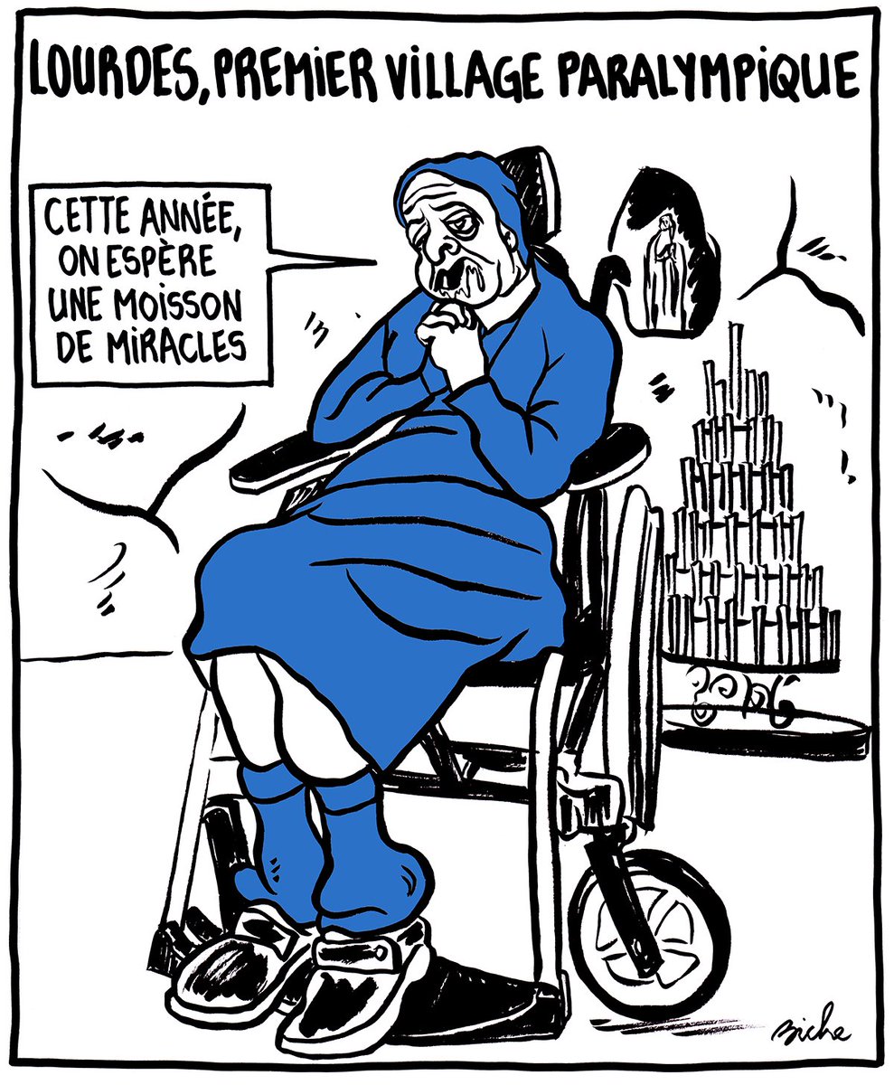 Charlie_Hebdo_'s tweet photo. Le dessin du jour, par #Biche https://t.co/9Uvw6BBMvG