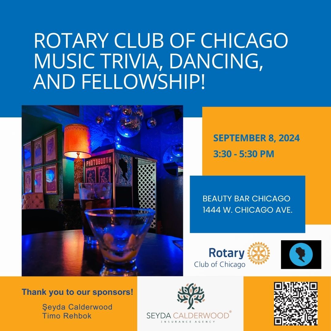 rotaryone's tweet photo. We are less than a month away from our Music Trivia Event! The Rotary Club of Chicago invites you and your friends to an afternoon of music trivia and dancing to the best music from the 80s, 90s, and 2000s. Register: https://t.co/jMPDyiFT7g https://t.co/SRByalu0XY