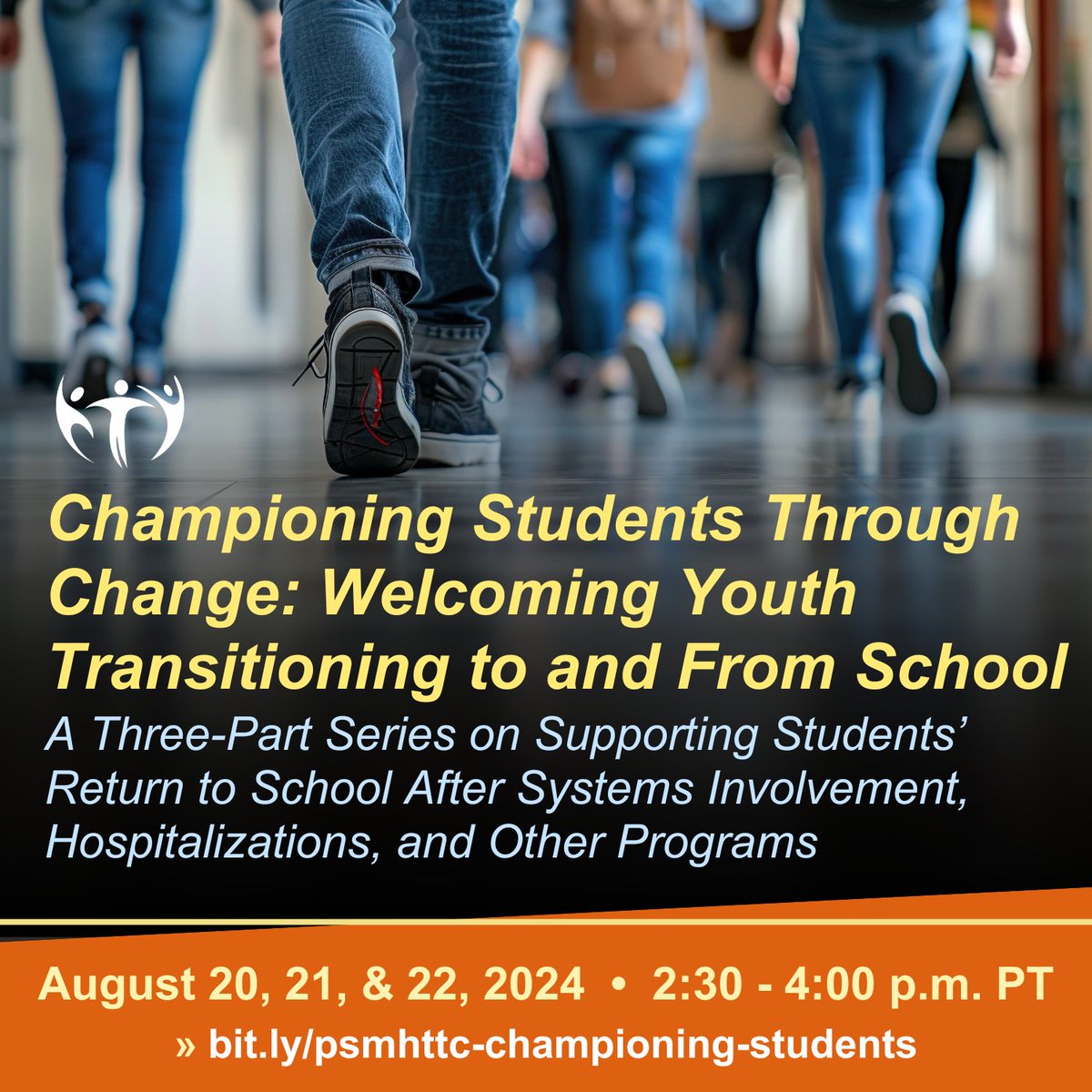 psmhttc's tweet image. 🌟 Join us NEXT WEEK for a 3-part series: Championing Students Through Change! 🌟 Supporting students through transitions after systems involvement, hospitalizations, &amp;amp; more.

➡️ Register: bit.ly/psmhttc-champi… 

#studentsuccess #transition #school #mentalhealth #youthadvocacy