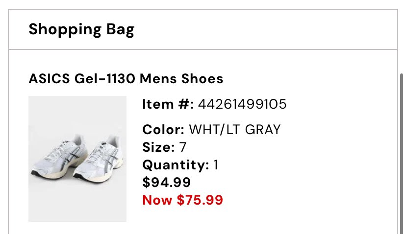 TopCooks's tweet image. $75 ASICS 🤑

These are moving for $110+ EASY