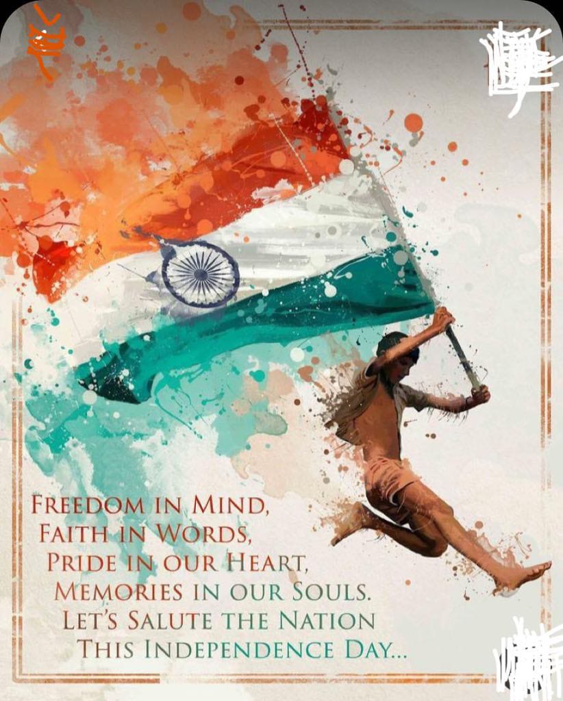 sudeepkumarctc's tweet image. Happy 78th Independence Day to all the citizens of  Bharat Mata. 🙏