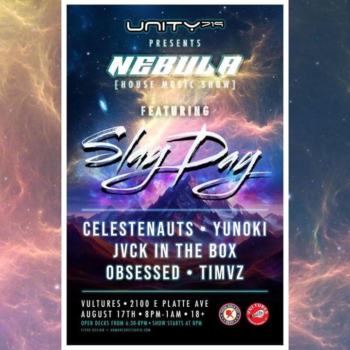 VZVIZZION's tweet photo. This Saturday I'll be playing some house music at Vultures in Colorado Springs! https://t.co/sHYRg0oNKp