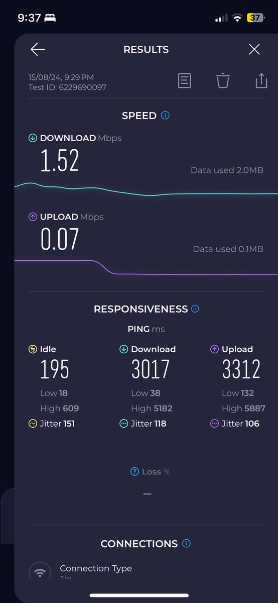 pranjalkonwar's tweet photo. This is the detail report #jio #jiofiber https://t.co/IjbJHwxr7B