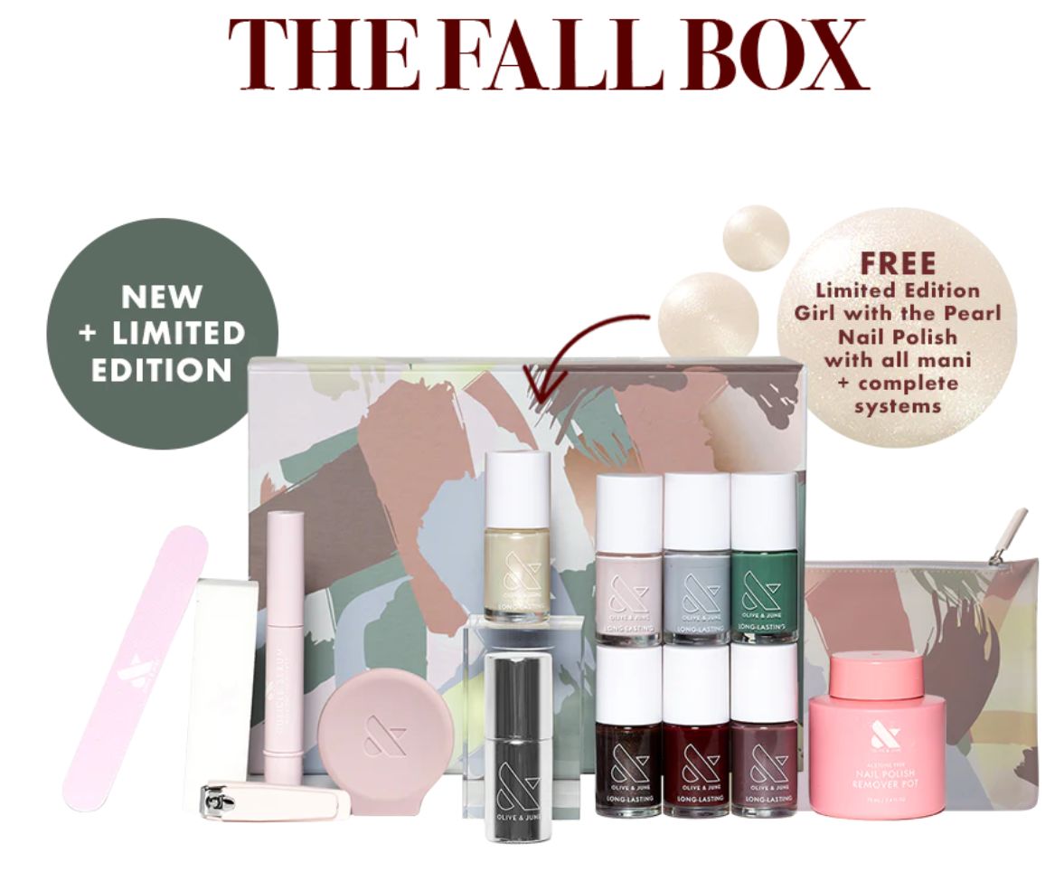 TheReviewWire's tweet image. Fall is HERE! 🍂 A new collection of 7 new polishes and 6 new press-ons. 

→ Get 20% off your first Mani/Pedi kit with code, 'REVIEWWIREOJ20' bit.ly/olivejune

#oliveyourmani #fallmani #nailsoftheday #nailsonfleek