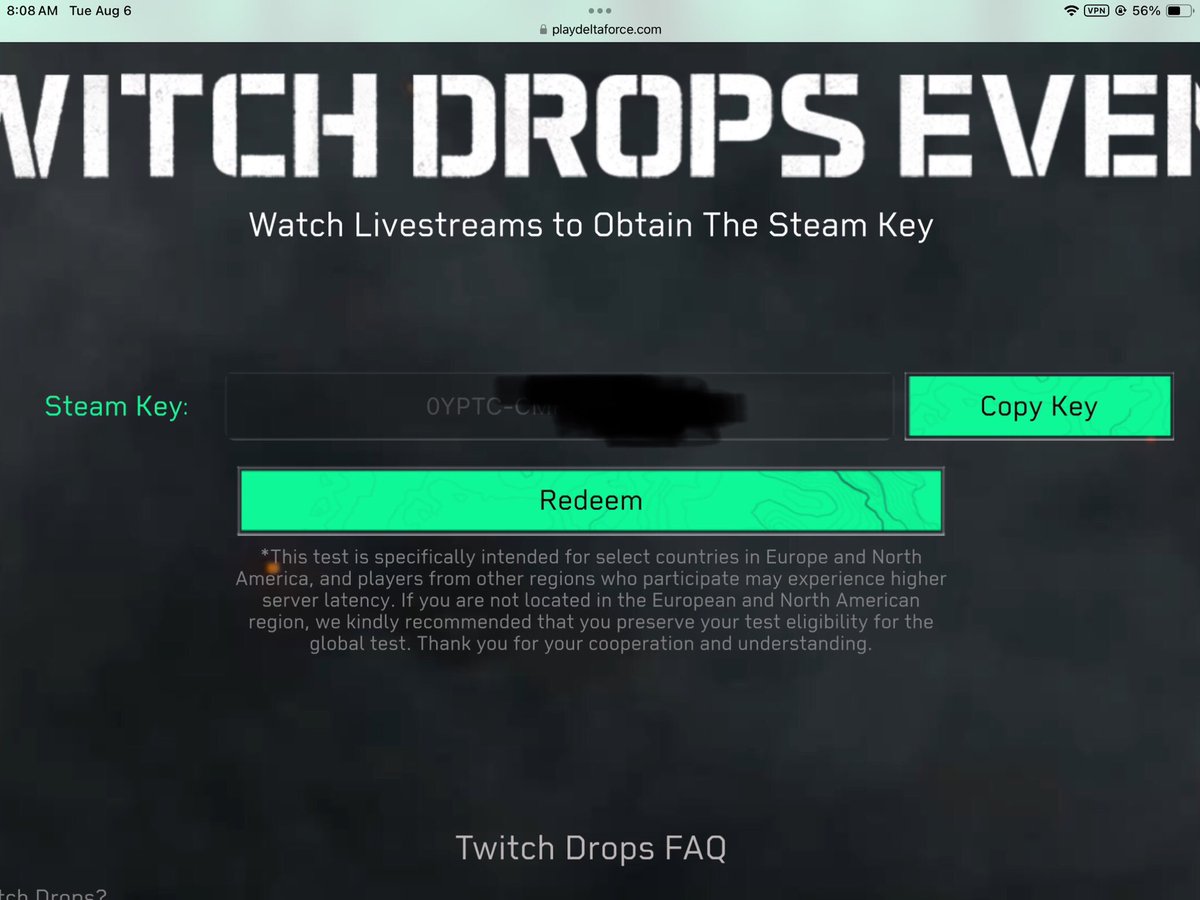 Walker088S's tweet image. 🚨 Selling Exclusive Delta Force game Beta keys Codes🚨

Unlock early access to #DeltaForceHawkOps  before anyone else ‼️

Check pinned post for proof PRICE DM ME🔥

Steam keys codes available ✅ 🔑

@DeltaForce_Game 

#DeltaForceHawkOps #beta #code #DeltaForceHawkOpscode #steam