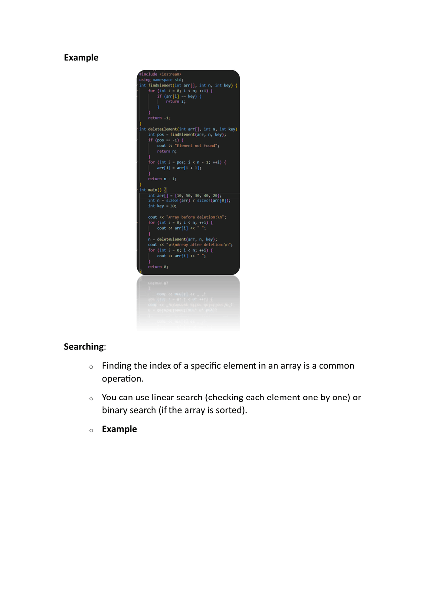 TechHarshal's tweet image. 📚 Day 12 of Learning C++ Programming Language 💻
 Today’s Highlights: [Array operations]

What I Learned:
 - Array Operations
 - Operations Examples
 
Next Steps:
[References]

Today&apos;s notes are given
#day12 #programminglanguage #codinglife #Cpp #twitter
