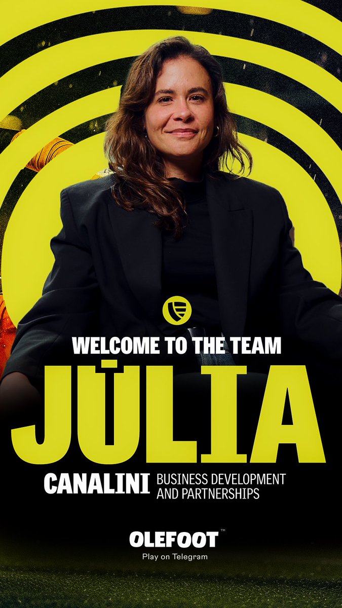 Welcome to the Team Júlia Canalini (Business Development &amp; Partnerships) ⚽️⚽️⚽️