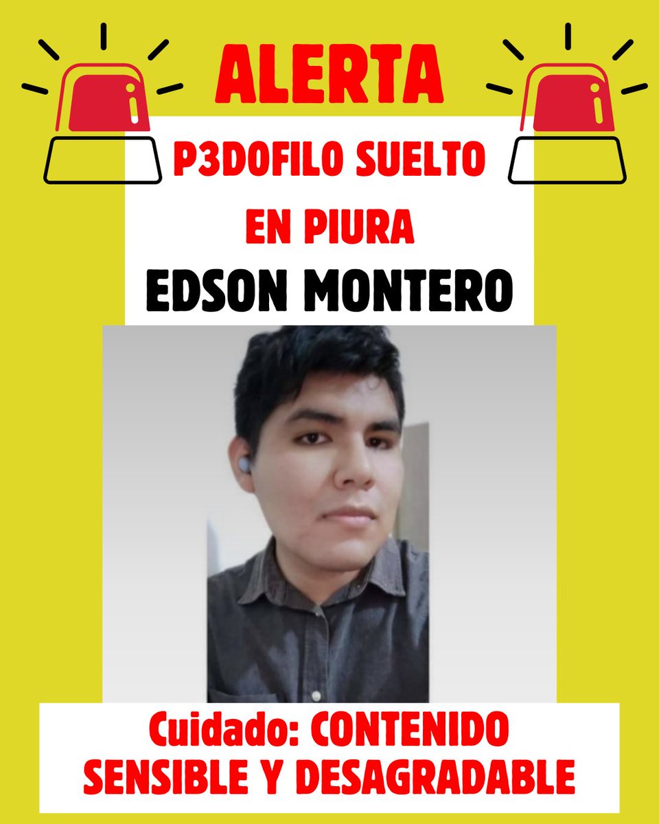 AwqaFeminista's tweet photo. 🚨ALERTA🚨
⚠️TW: Contenido explícito⚠️

Edson Montero denunciado por gr00ming y la distribución de contenido explícito de abus0 sex4l de menores de edad. https://t.co/0AY6dSLPZf