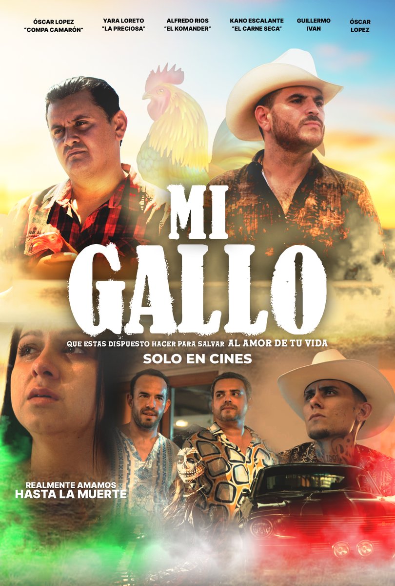 Citicinemas's tweet photo. #MiGallo π, la nueva pelΓcula de nuestro #compacamaron
Que contarΓ‘ con la participaciΓ³n de artistas como #elkomander
22 de agosto en Citicinemas πΏ https://t.co/a9DqGAaBMp