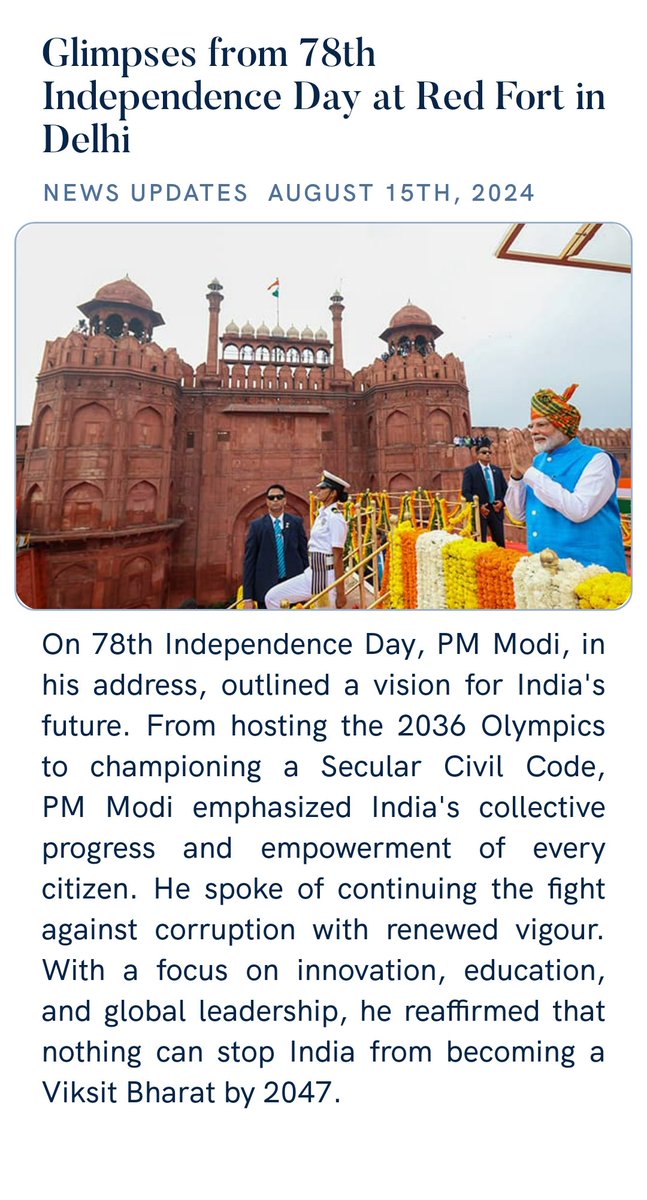 Glimpses from 78th Independence Day at Red Fort in Delhi
nm-4.com/E98iH8
via NaMo App