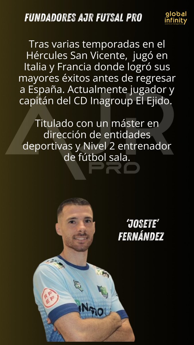 ajr_sport's tweet photo. 🎖️La AJR Futsal PRO ha sido fruto de la unión de tres jugadores profesionales, compartiendo el gusto por la excelencia.

🎓 Eficiencia, diversión, aprendizaje y educación son los pilares de nuestra metodología. 

®️No buscamos competir, buscamos resultados a largo plazo. https://t.co/4sn2YxtXRO