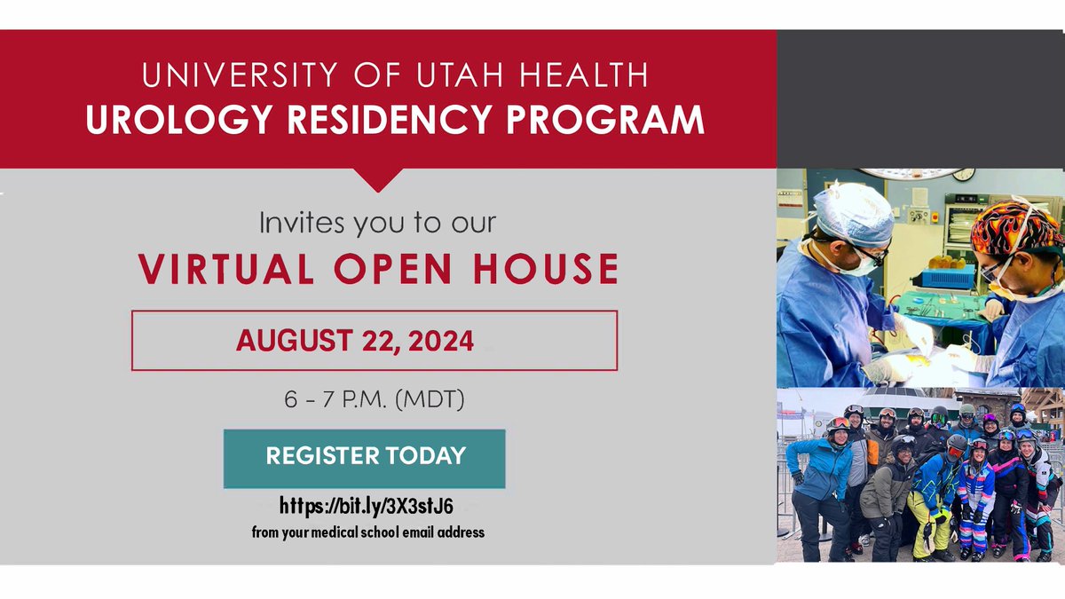 Join us for our Virtual Open House in 1 week! Register at bit.ly/3X3stJ6 Meet our residents and learn about our amazing training program!