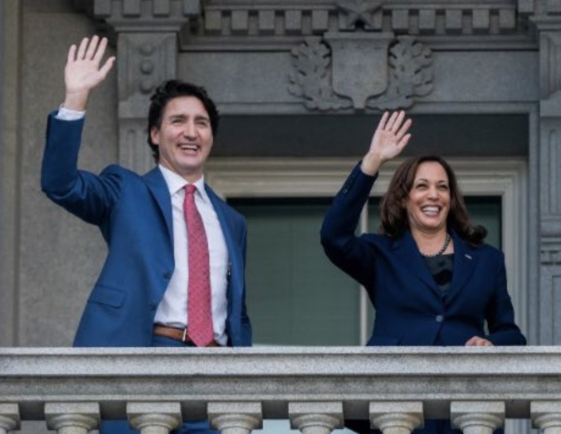 cavanagh_danny's tweet photo. Prime Minister @JustinTrudeau is cheering for VP @KamalaHarris to defeat @realDonaldTrump and become the first female @POTUS in 2024.
President Kamala Harris will be rooting for PM Trudeau to defeat #CanadianTrump AKA #ThePathologicalLiar AKA #Jeff AKA #PierrePoilievre in 2025. https://t.co/IN8ZsALvww