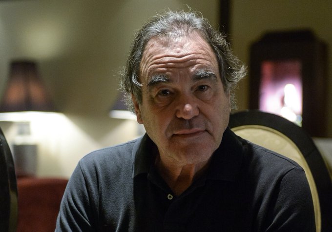 American film director Oliver Stone