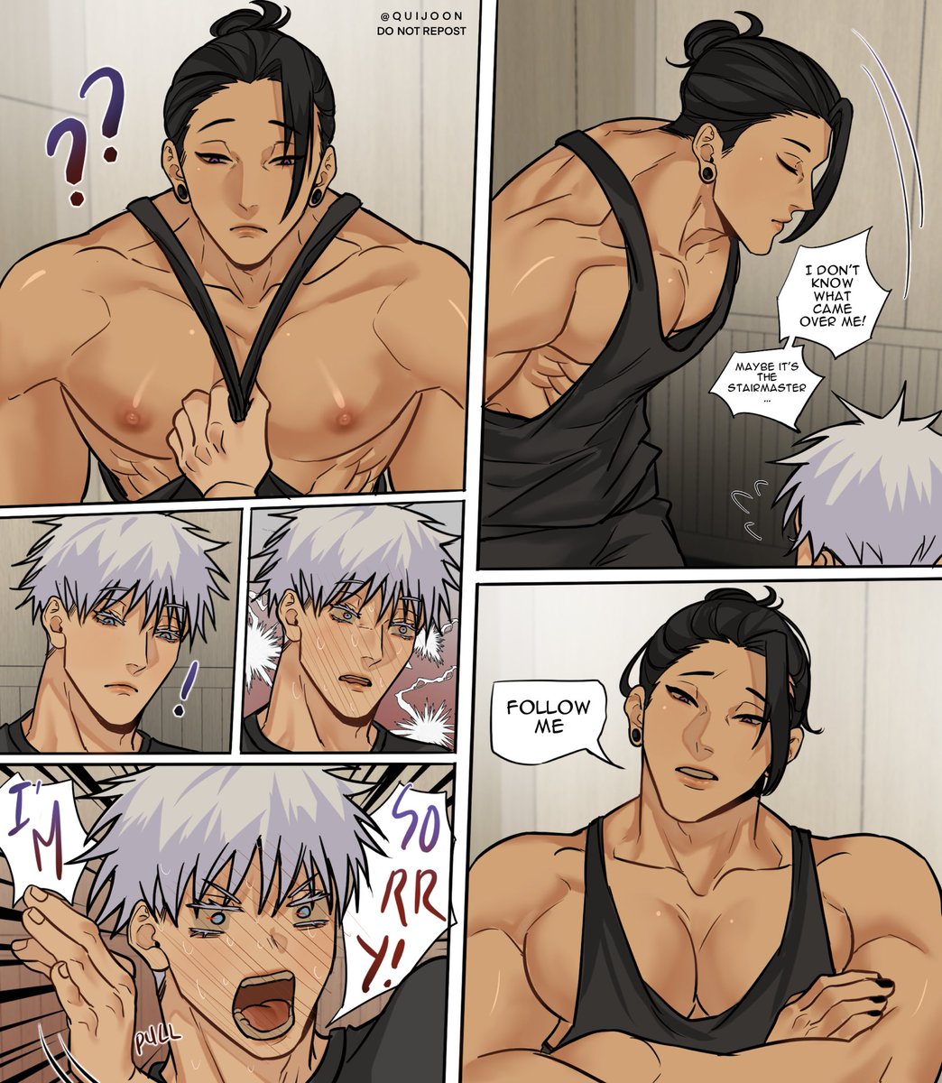 quijoon's tweet photo. stsg: gym buddies (?) 💪

Satoru’s impulsive thoughts weren’t playing https://t.co/kFO2wKoogm