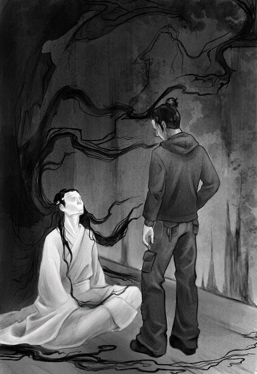 altaviell's tweet photo. Прекрасная @ChessiLee перевела совершенно идеальную историю, а я нарисовала к ней арт.
В ней и оберегающие монстры, и герой, который ждал две тысячи лет - и дождался.
#MDZS #wangxian

https://t.co/NN8gZJzrBf https://t.co/79SW2gEZff