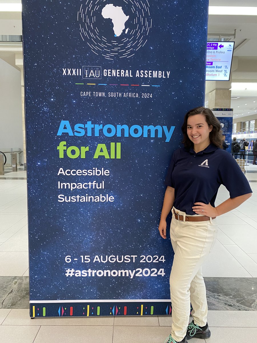 I am honored to be speaking on “Astronomy for All” in Cape Town at the International Astronomy Union General Assembly! I will be representing <a href="/SciAccessInc/">SciAccess</a>, @AstroAccess, and our work to advance disability inclusion on earth and beyond.  Thank you to <a href="/OSUAstro/">OSU Astronomy</a> for your support!