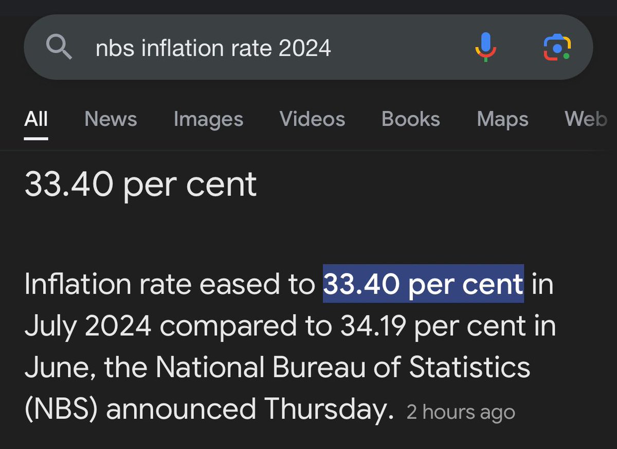 OluwaKamal's tweet photo. The latest news from NBS is music to the ears. While Cardoso and his team deserve a pat on the back, this is no time to rest on their oars #NGRInflationDrops https://t.co/jzbwnz64Rz
