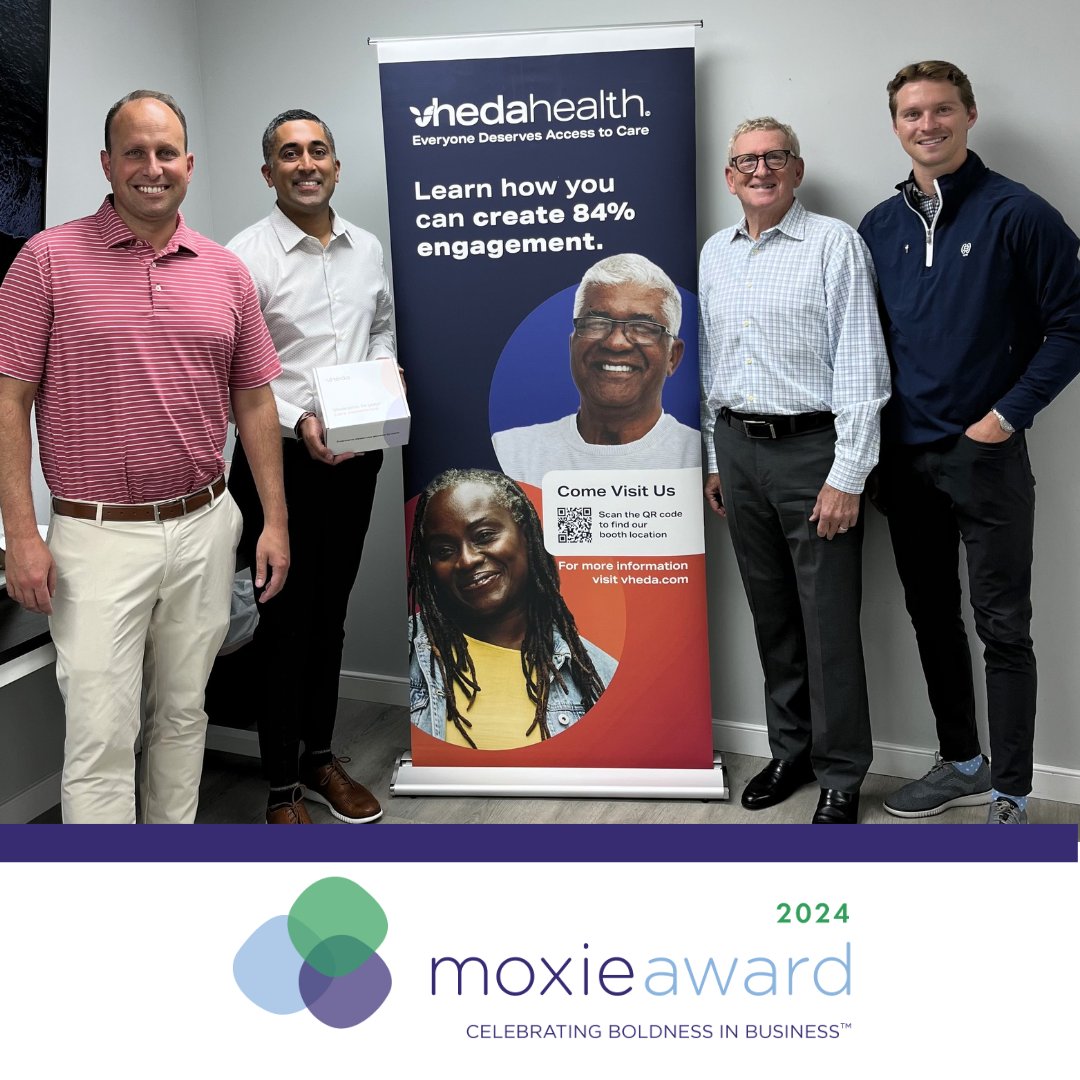 MoxieAwardDC's tweet photo. #MoxieAwardDC finalist @vhedahealth is transforming healthcare for underserved communities by providing simple, accessible care from anywhere. Its virtual platform partners with Medicaid, Medicare, and SNP to deliver care, driving health equity and impactful change nationwide. https://t.co/wL3kwBvLtH