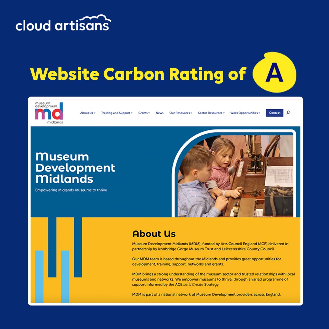 We’re excited to announce the launch of the new Museum Development Midlands website! 🌟 

Explore resources at mdmidlands.org.uk, designed for low carbon output &amp; accessibility. 

Thanks to the MDM team for trusting us with this project!  #WebsiteLaunch