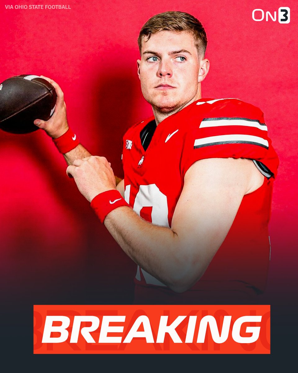 BREAKING: Ryan Day has officially named Will Howard Ohio State's starting Quarterback🌰

on3.com/college/ohio-s…