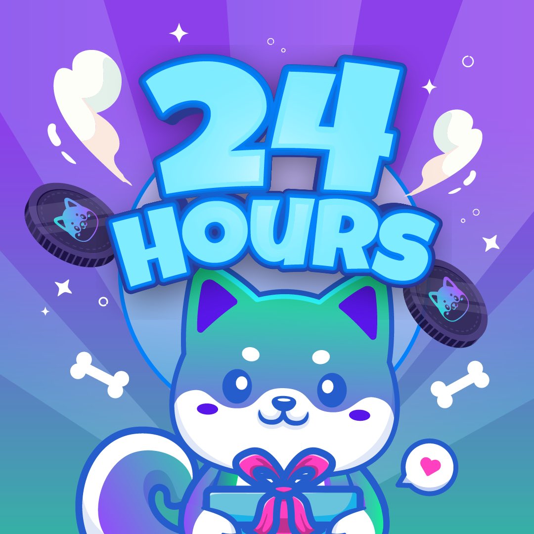 MiniDoge_SOL's tweet photo. "🎉 The final countdown has begun—just 24 hours to go until our Presale! Get ready for liftoff by securing one of the last Whitelist spots in our special giveaway. This is your gateway to being part of something epic! 💥

Join now by:
1.  Follow us for the latest updates.
2.  Like & RT to increase the hype.
3.  Tag 3 friends who shouldn’t miss this.
4.  Leave your Solana address in the comments.