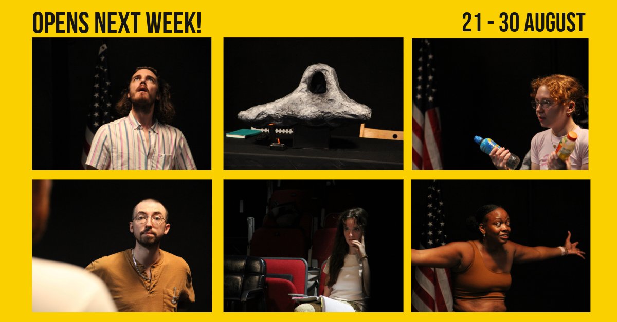 Take a peek behind the scenes of rehearsals for ‘The Incredibly Scary Object’ by Joe Edgar &amp; presented by Sosij Productions.
Opens next Tuesday!
Runs 20 – 31 August
Info &amp; Booking here: bit.ly/4etlu2H
<a href="/ScaryObjectPlay/">The Incredibly Scary Object</a>