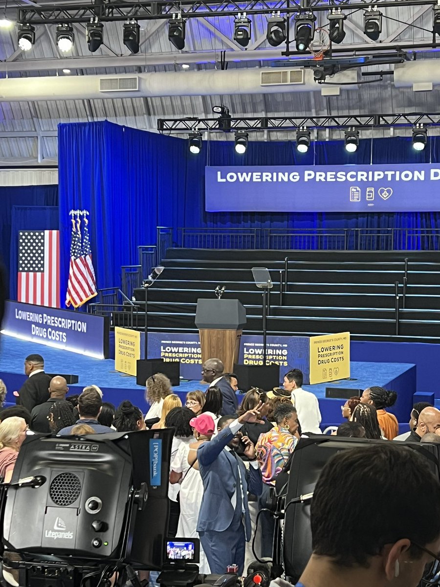 Waiting on President Joe Biden and Vice President Kamala Harris to take the stage at Prince George’s Community College <a href="/WMAR2News/">WMAR-2 News</a>