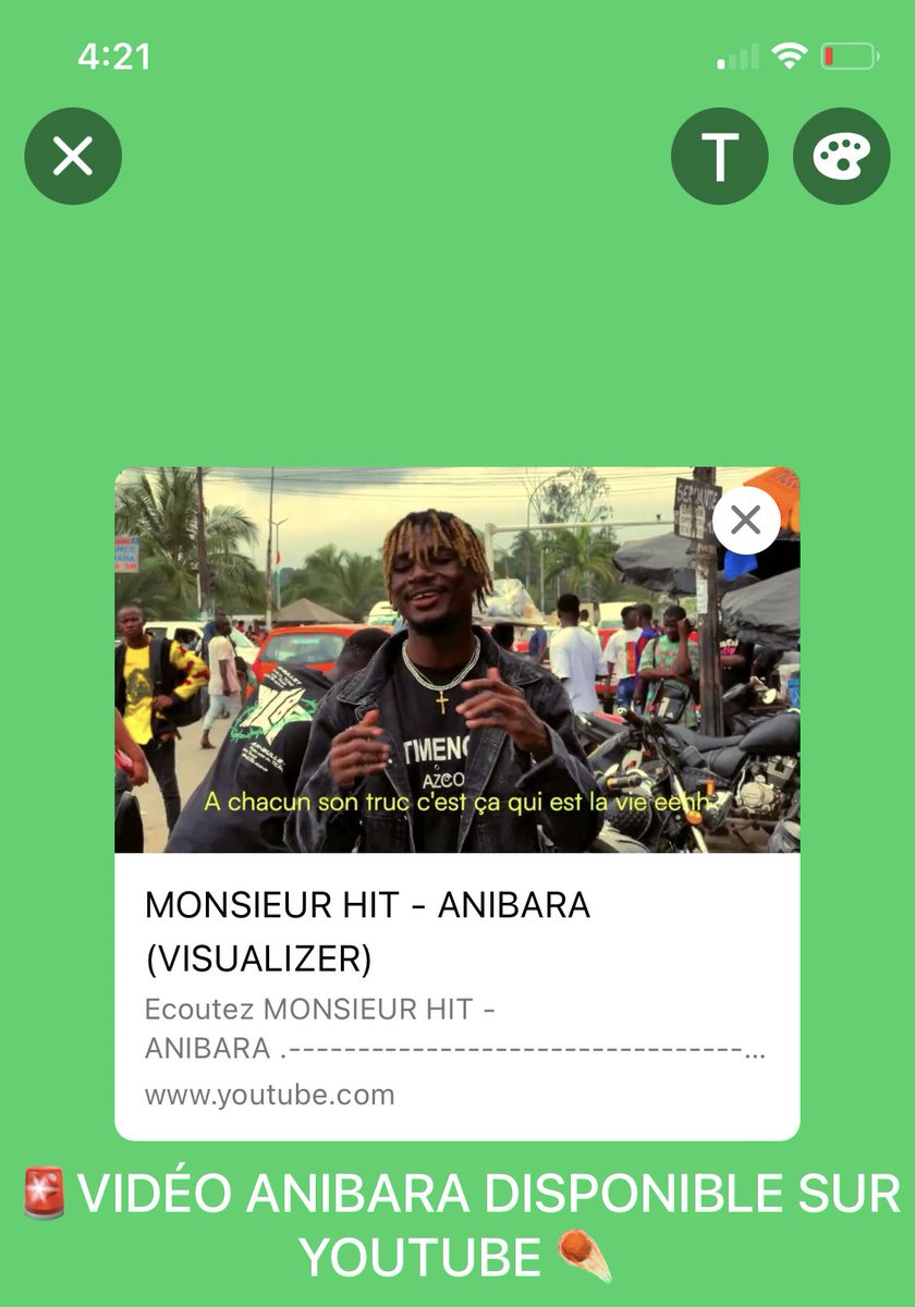Shouelito's tweet photo. Vidéo ANIBARA Disponible Sur YouTube 
Merci beaucoup pour La Force ✌🏾

https://t.co/PJkNMw9hY8 https://t.co/zq0shTvZfJ