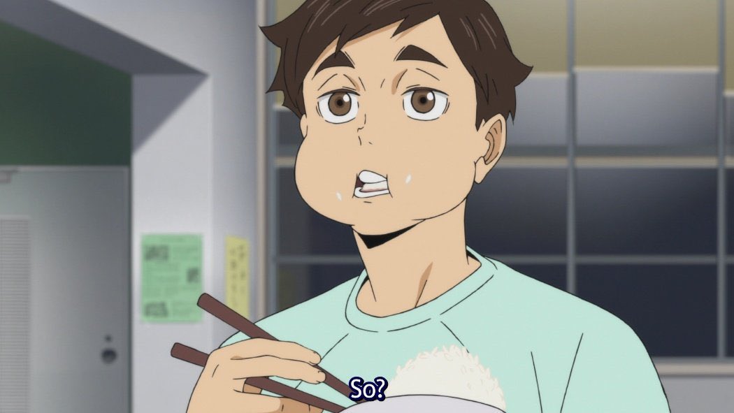 blackadlers's tweet photo. may i one day win the idgaf war like baby atsumu did https://t.co/voUWBWItPR