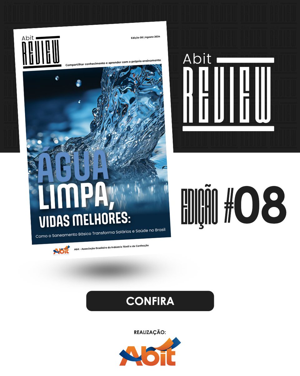 Já leu a edição da Abit Review que acabou de sair? conteudo.abit.org.br/abitreview