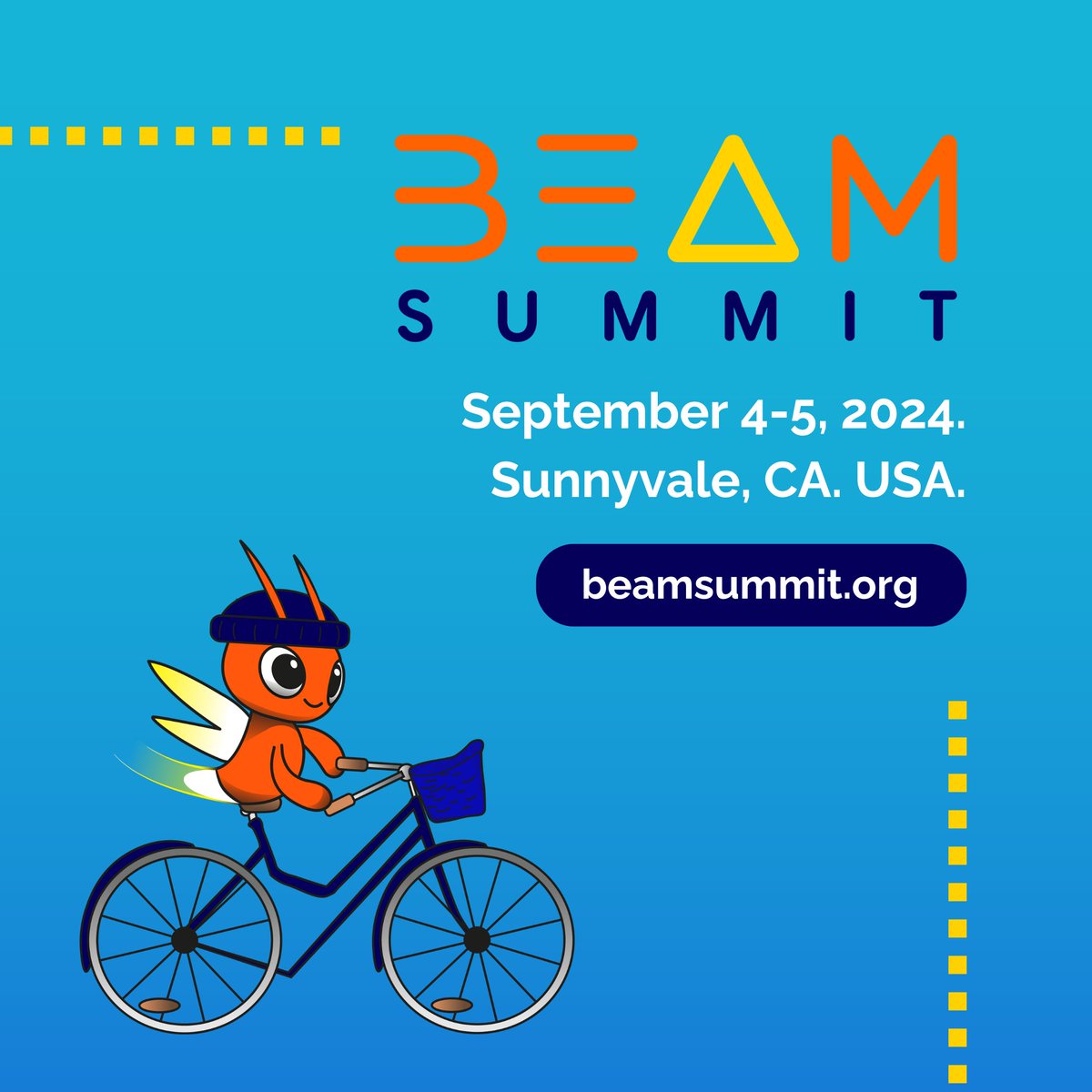 ClowderSpace's tweet photo. 🐝 Beam Summit 2024 is a couple of weeks away! Don't forget to register and join us for 2 days of keynotes, track sessions and workshops around #ApacheBeam https://t.co/b31dAvc1t1 We can't wait to see you in Sunnyvale, CA this September 4-5 ☀️ https://t.co/u6VSVVOQFn