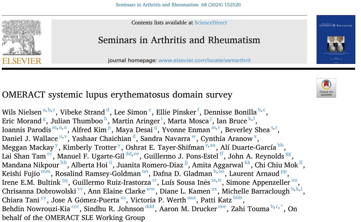 📢Check out our most recent publication about our survey of lupus domains - 1 step closer to the final OMERACT set of lupus domains doi.org/10.1016/j.sema…
