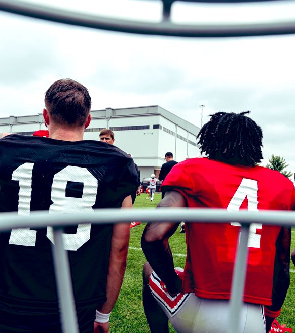 theblockspot's tweet photo. 🚨 IT’S OFFICIAL. Will Howard is QB1.

This duo is going to go CRAZY.

Ohio State Football begins in 16 days. 🌰 https://t.co/4osEbNCIYL