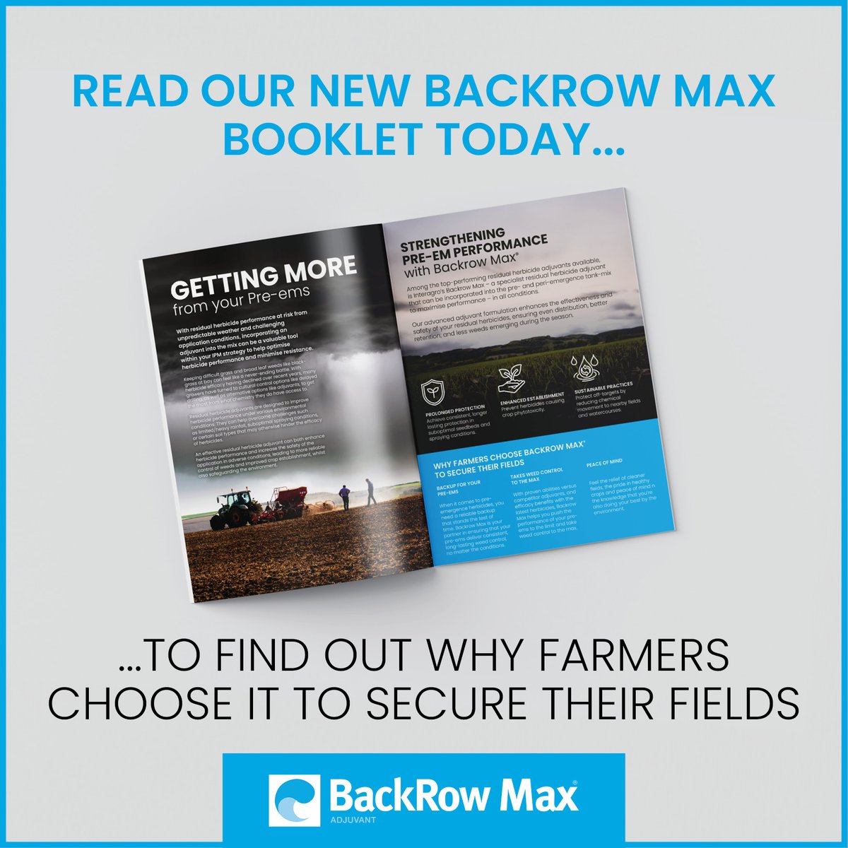 NichinoUK's tweet image. Do you consider #AdjuvantTechnology as an added cost OR making your costly herbicide investment work even harder for the money?
 
Find out why more and more #farmers are turning to Backrow Max 👉 bit.ly/3YKTgef
 
#PushingPerformance #adjuvants