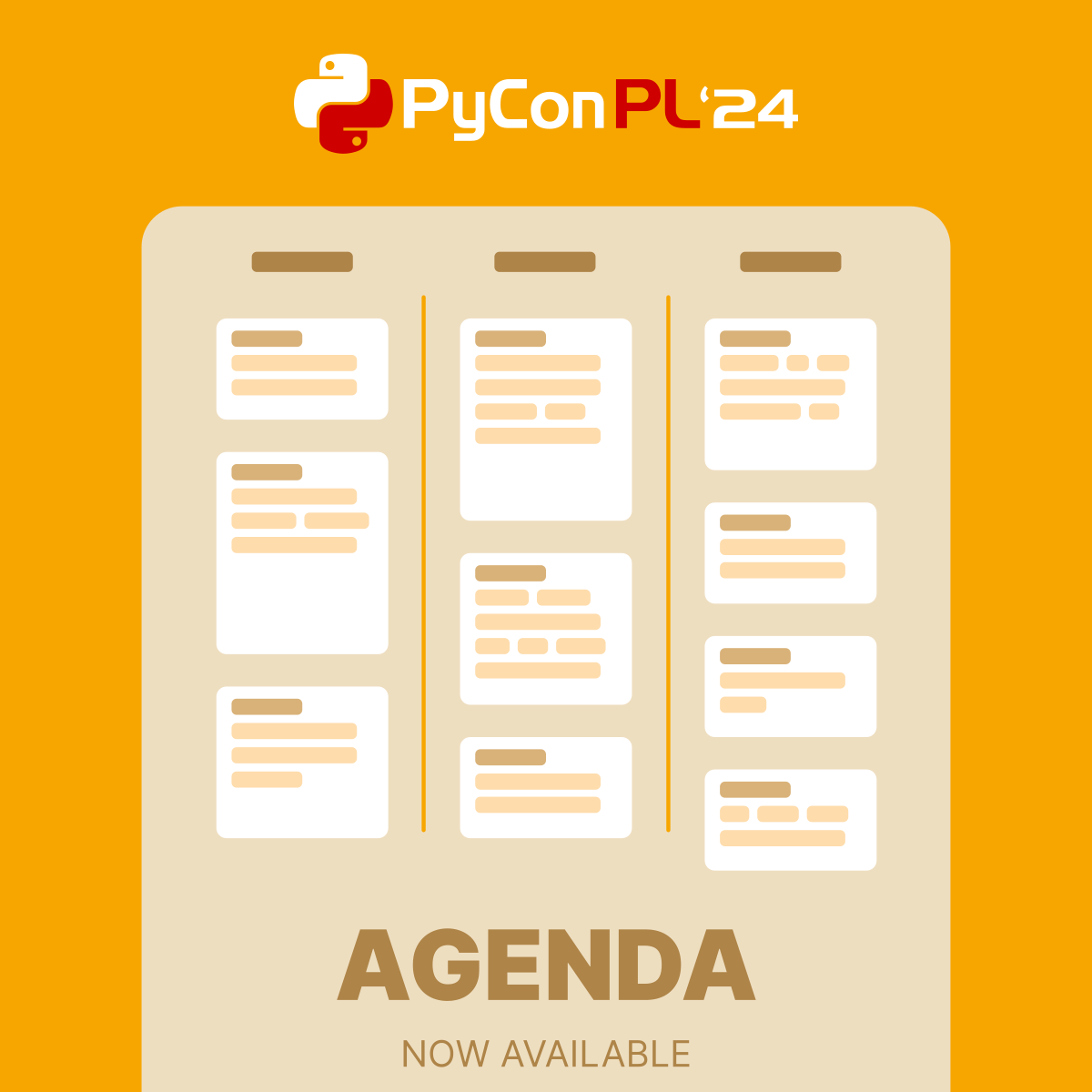 pyconpl's tweet photo. ✨ Initial agenda for PyCon PL 2024 has been published:
https://t.co/2Qrtc6g1RO
Keep in mind that it is a subject to change. 🐍🇵🇱❤️
#Python #PyConPL2024 https://t.co/v29N9jdLO7