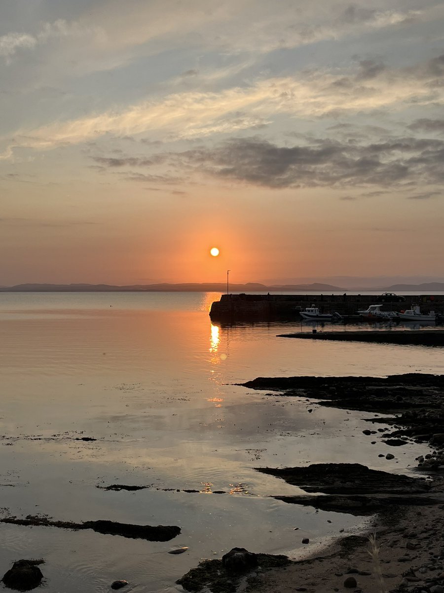 Sunset at #Portmahomack in Easter Ross