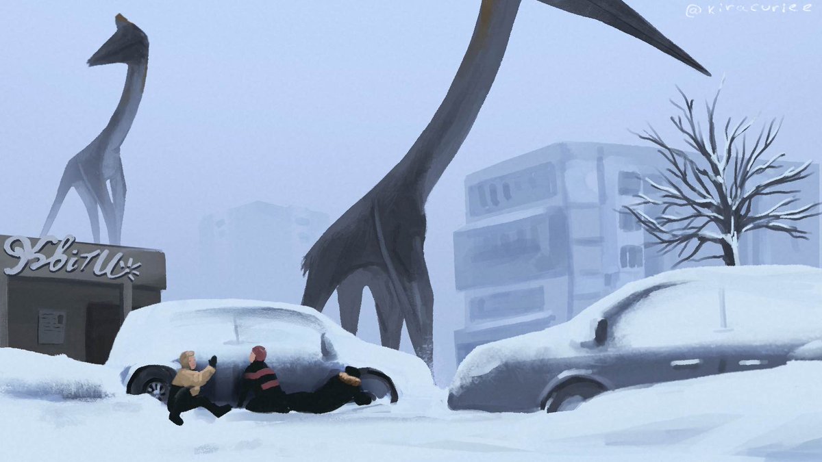 kyrazhuravel's tweet photo. Hide and Seek 

#paleoart #украрт https://t.co/eDUWWaF8DK