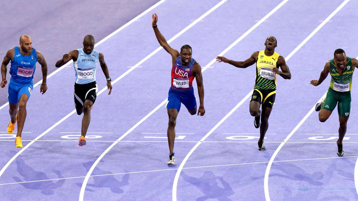 LASportsOrthoMD's tweet image. #TBT - Blink and you missed it!
In just under 10 seconds, history was made! The Men’s 100m race lived up to every bit of its hype and will be a topic of discussion for years. medilink.us/er44   #Olympics #fastestmanalive #noahlyles