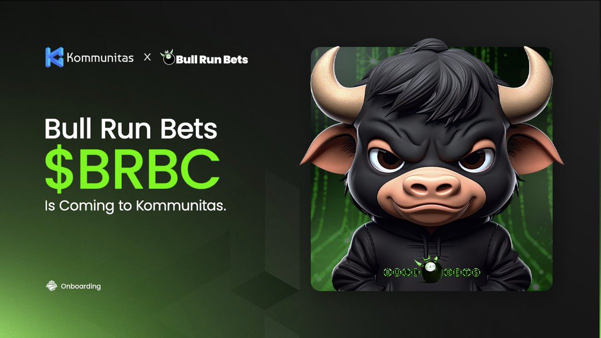 mobymedia's tweet photo. Exciting news!📢
@bullrunbets is coming to @Kommunitas1 for its upcoming IKO!
$BRBC is merging tech with thrilling crypto bets, offering a secure and transparent platform like never before.🔥
Stay tuned!🔔#BRBC #IKO #NFA https://t.co/YPOSSLE6rL