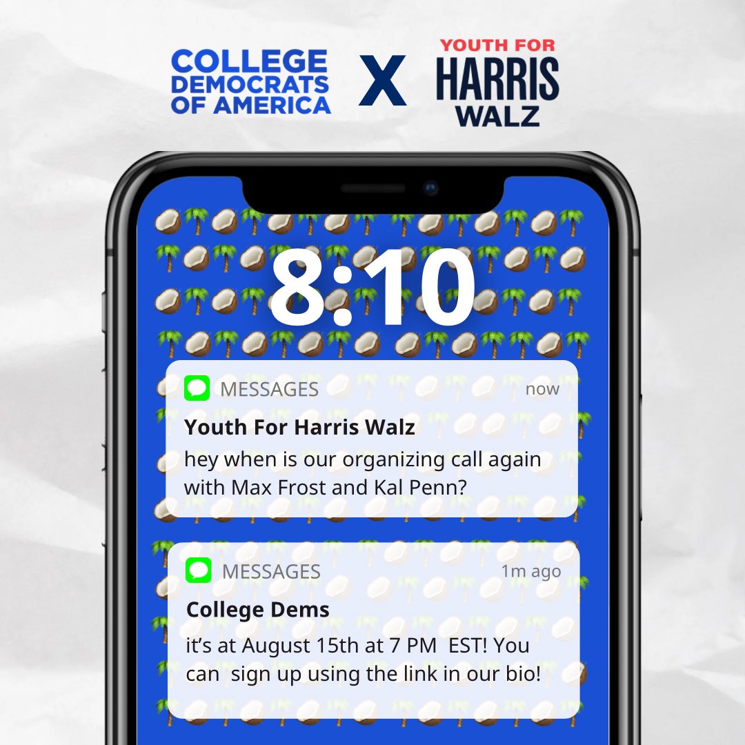 CollegeDems's tweet photo. Sign up here! https://t.co/5R6sagILJS https://t.co/M6MWu47X3f