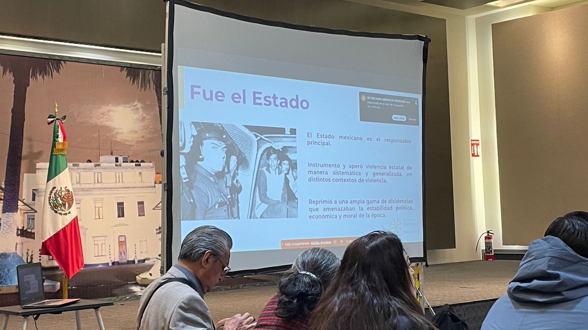 HIJOS_Mexico's tweet photo. Familiares de personas desaparecidas, organizaciones y activistas de diversos estados estamos aquí para escuchar la sesión de la Comisión para el acceso a la verdad. Hemos caminado por décadas y la deuda es grande. La exigencia siempre idéntica: memoria, verdad y justicia. https://t.co/mhhXc3WeTg